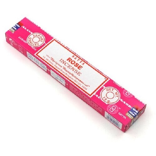 Благовония роза Сатья серия incense / Rose Satya благовония лимонник cатья серия incense lemongrass satya