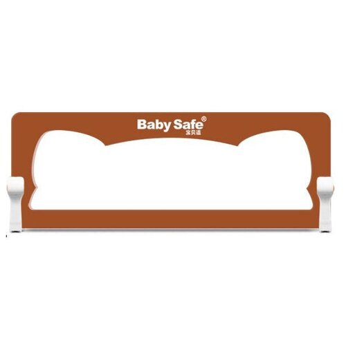 Baby Safe Барьер на кроватку Ушки 120х42 см XY-002A.CC, 120х42 см, коричневый