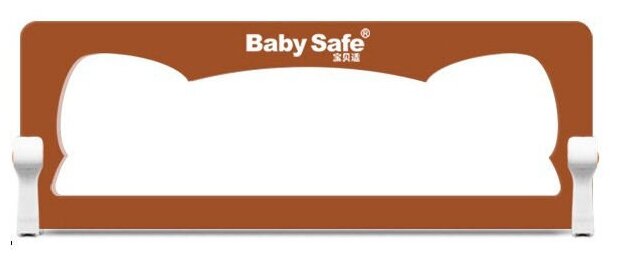 Baby Safe Барьер для кровати Ушки 120х42 см Коричневый
