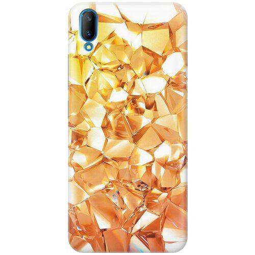 фото Re:pa накладка transparent для vivo v11 с принтом "янтарные камни"