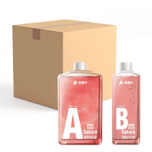 Набор лосьон и гель для ванной комнаты Xiaomi AIXIYI Matching Shower Gel Sakura