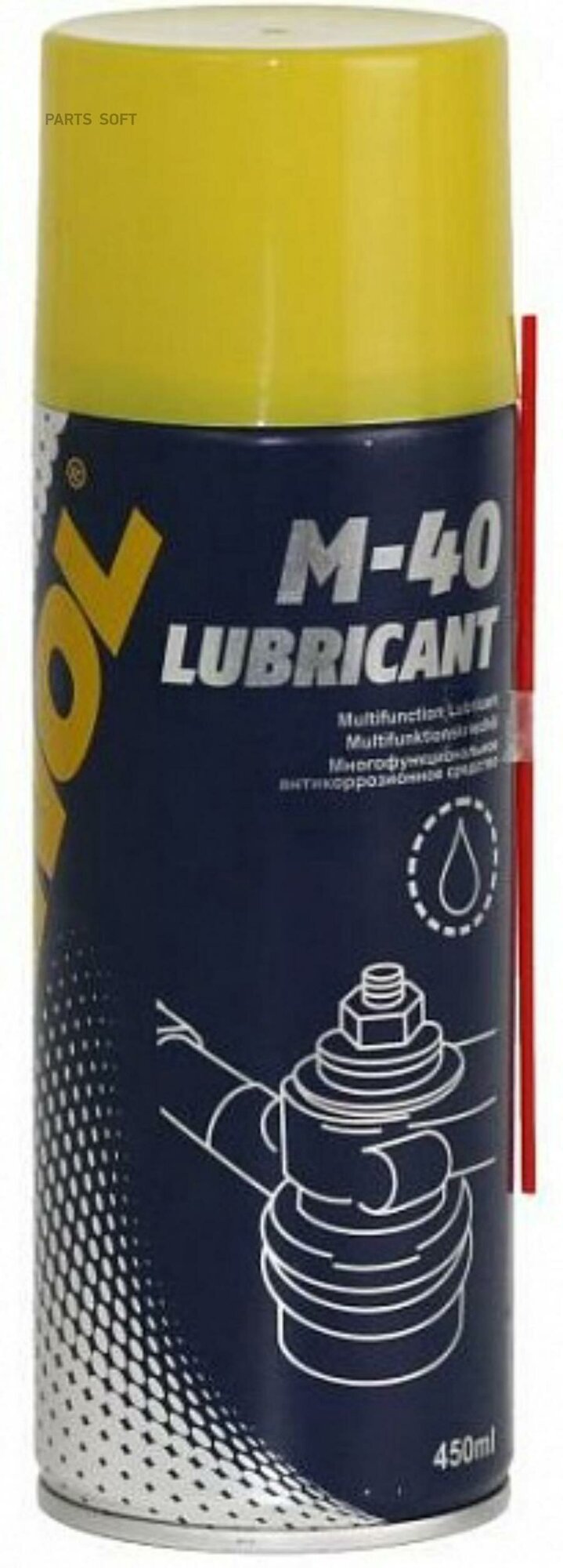 MANNOL 2114 9899 MANNOL M-40 LUBRICAN 450 МЛ. Антикоррозийное очищающее средство