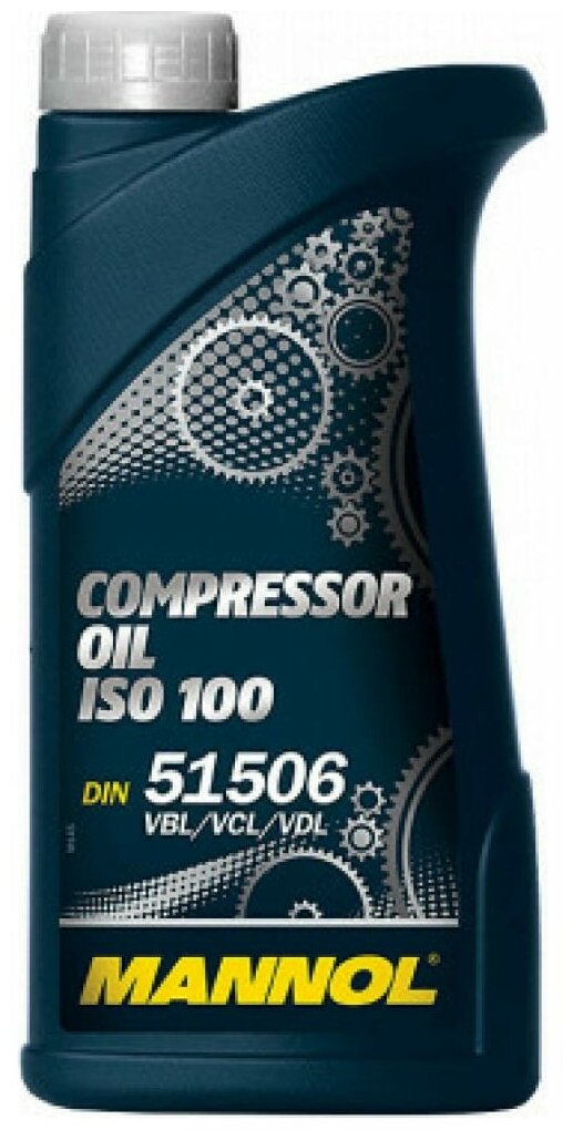 Масло Компрессорное Минеральное Compressor Oil Iso 100, 1Л MANNOL арт. 1918