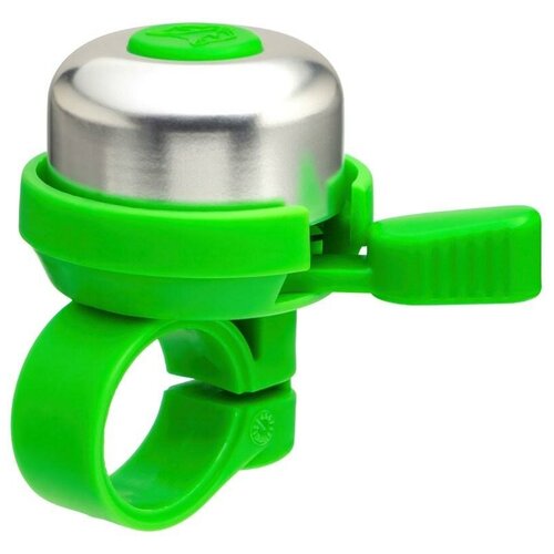 фото Звонок - jetcat - jetbell 40 - зеленый - велосипед - беговел - механический маленький