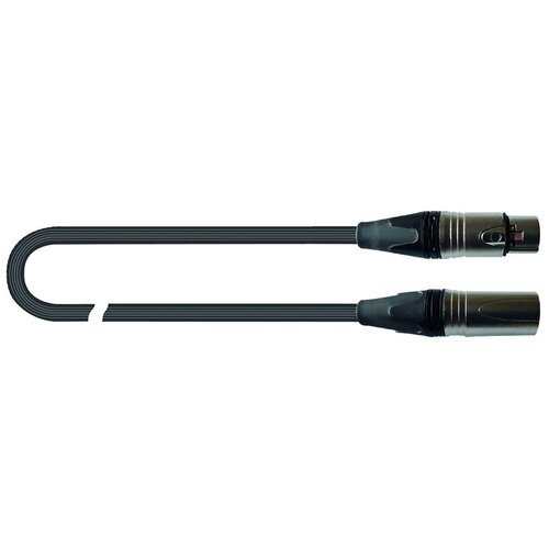 кабели с разъемами quik lok just js 3 QUIK LOK JUST MF 5 SL микрофонный кабель серии Just с металлическими разъемами XLR мама - XLR папа, длина 5 метров