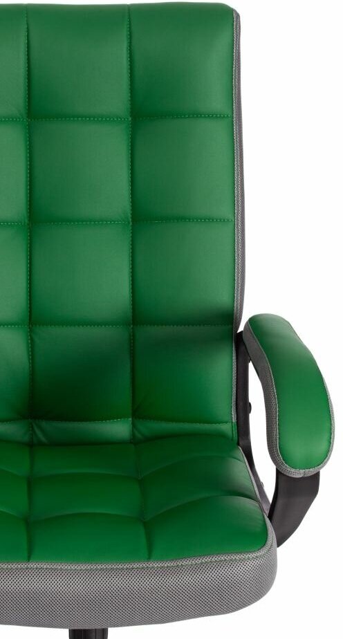Компьютерное кресло TetChair Trendy для руководителя, обивка: искусственная кожа/текстиль, цвет: зеленый - фотография № 15