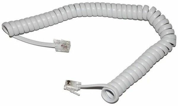 Panasonic PQJA10152Z Шнур витой для KX-TS2351RUW, белый