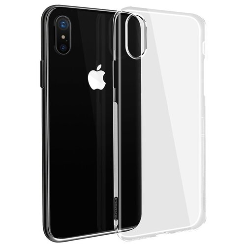 Силиконовый чехол для iPhone X прозрачный
