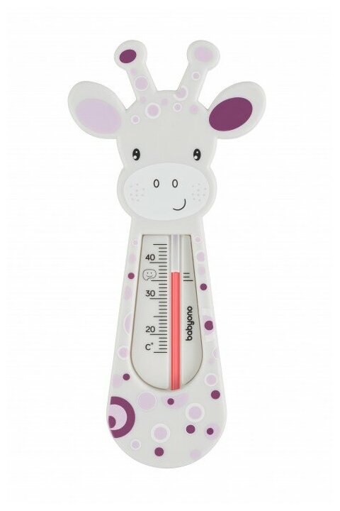 Безртутный термометр BabyOno Жираф (776) серый