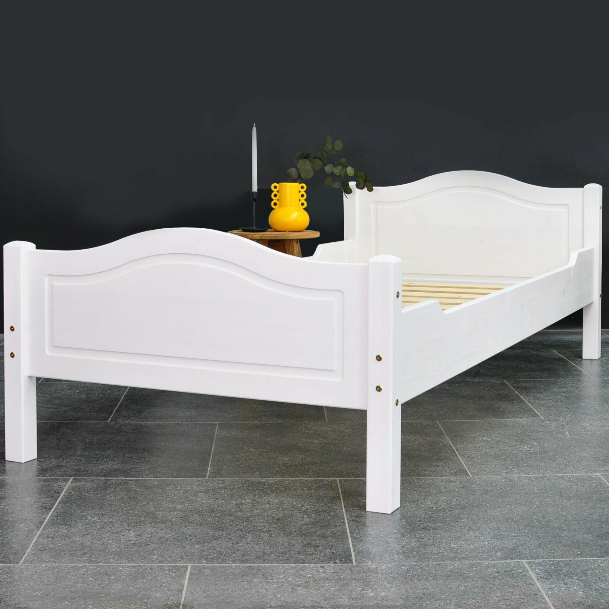 Кровать односпальная Рита (белый / 90x200)