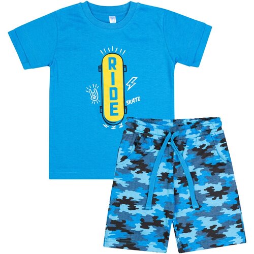 Комплект одежды Велли, размер 116, голубой