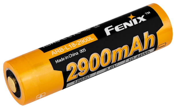 Аккумулятор 18650 Fenix ARB-L18 (2900mAh) морозостойкий