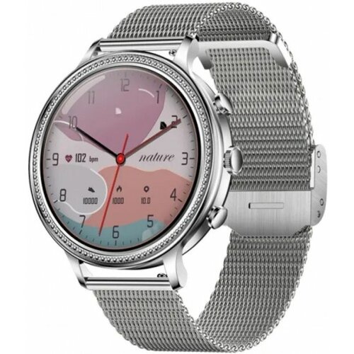 Умные часы BandRate Smart BRSV60SS с секундомером счетчиком калорий шагомером 4729₽