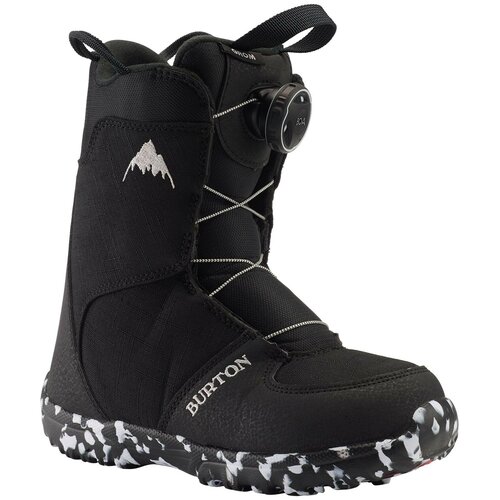 Детские сноубордические ботинки BURTON Grom Boa, р.11C, , black детские сноубордические ботинки burton grom boa р 11c white