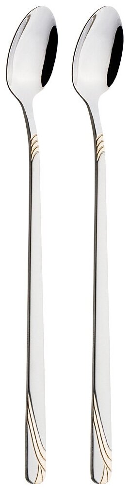 Набор ложек для коктелей agness, 2 шт длина 19,5 см