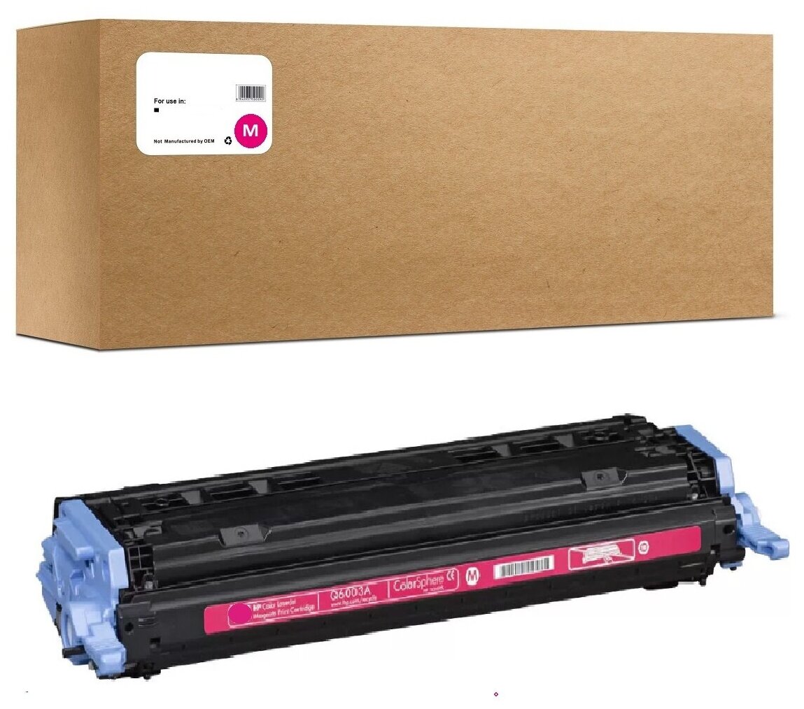 Картридж Q6003A для HP Color LJ 1600/2600n/2605 2К Magenta Compatible (совместимый)