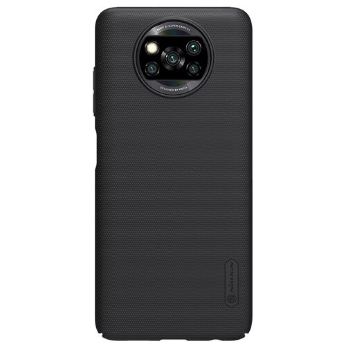фото Чехол-накладка nillkin super frosted shield для xiaomi poco x3 nfc черный