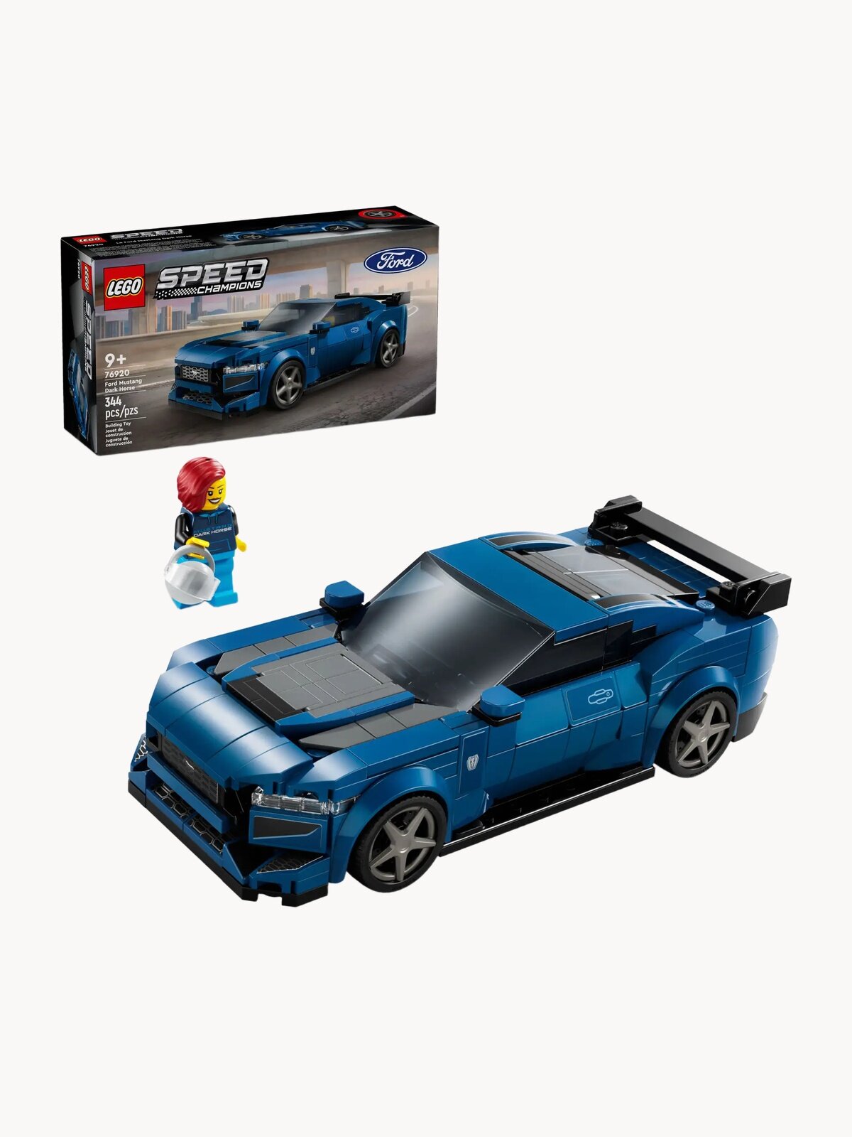 Конструктор LEGO Speed Champions 76920 Спортивный автомобиль Ford Mustang Dark Horse, 344 дет.