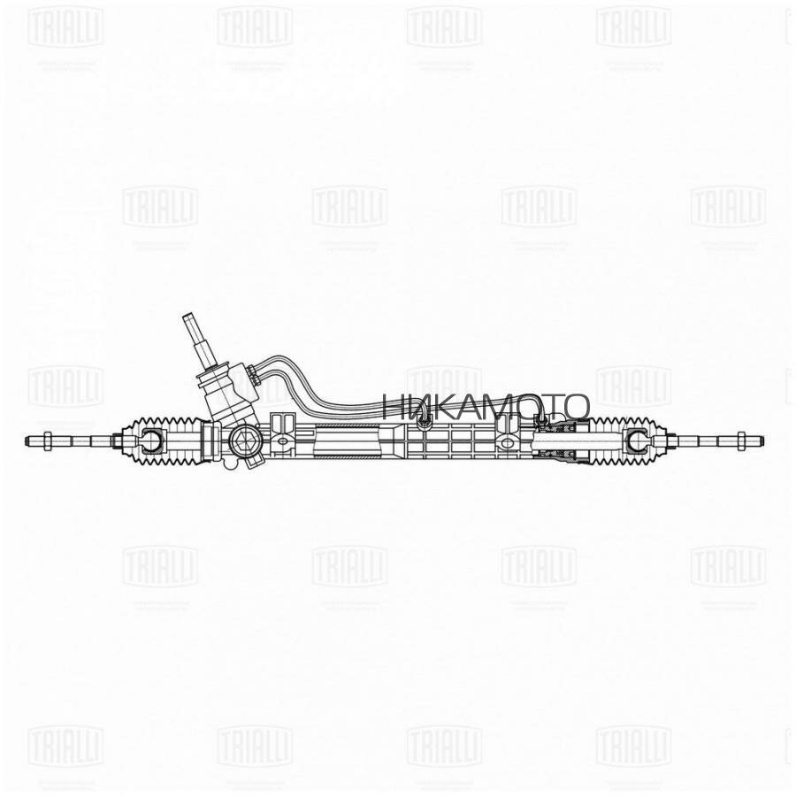 TRIALLI CRS7701 Рейка рулевая RENAULT/LADA LOGAN/LARGUS 12- гидравлическая