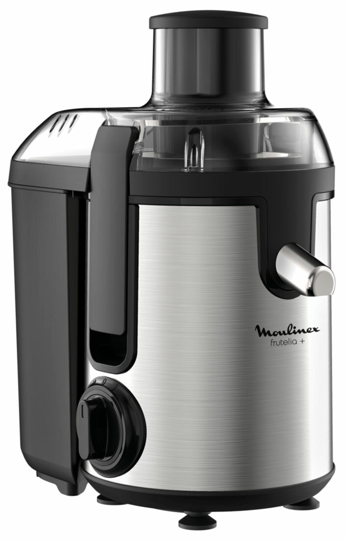 Центробежная соковыжималка Moulinex Frutelia+ JU420D10, серебристый