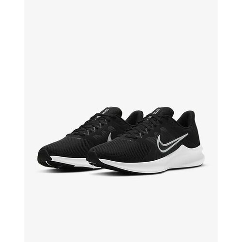 Кроссовки NIKE Downshifter 11, размер 42 EU, черный, белый