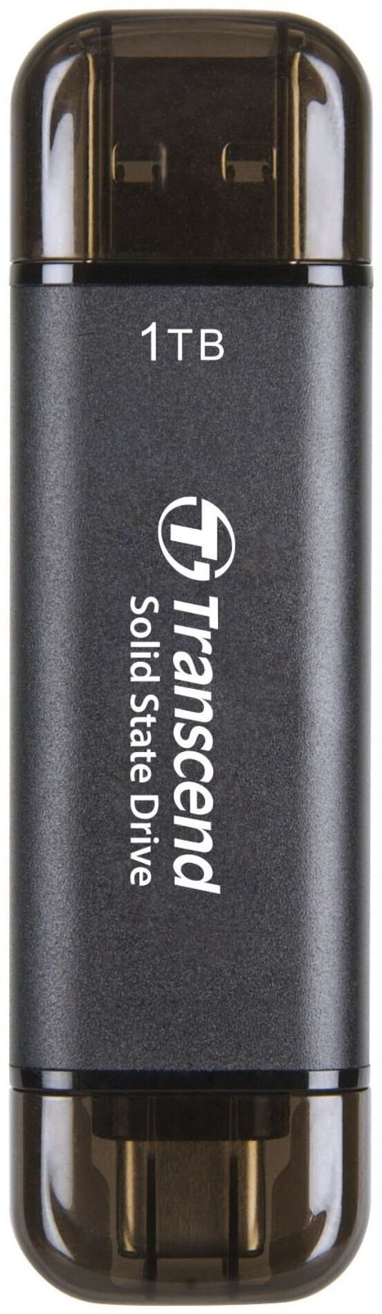 Накопитель SSD Transcend USB-C 1TB TS1TESD310C серый USB-A