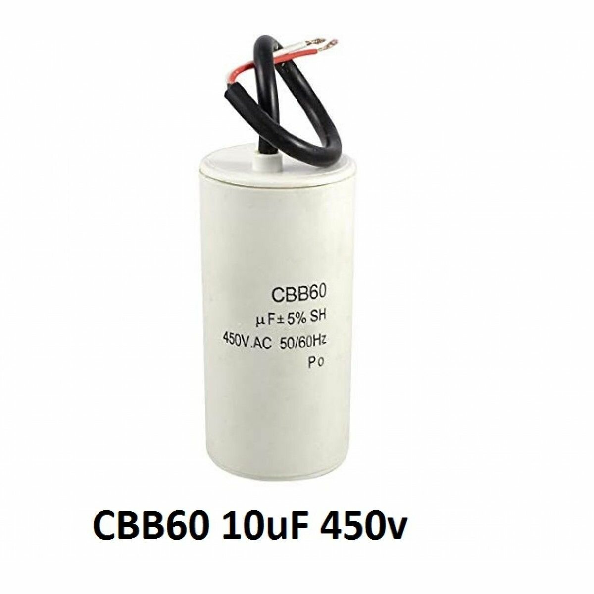Конденсатор неполярный CBB-60 10 uf - 450v