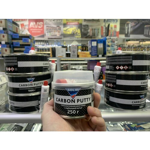 Шпатлевка с карбоновой нитью SOLID CARBON PUTTY 250гр 1050₽