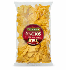 Чипсы кукурузные Nachos оригинальные Delicados, 500г