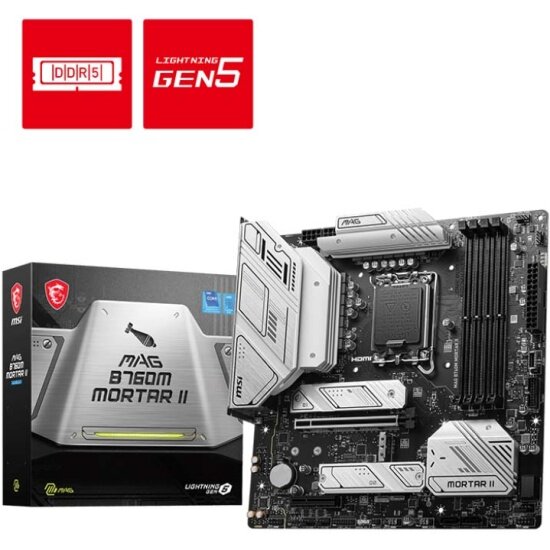 Материнская плата Msi MAG B760M MORTAR II (LGA1700, mATX)