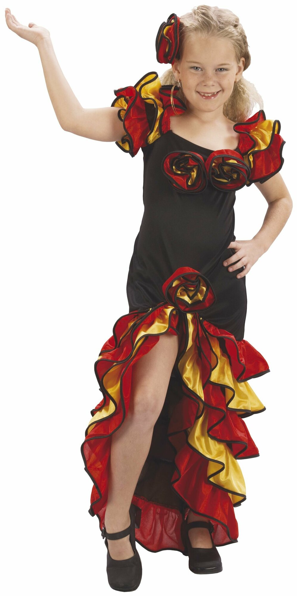 Карнавальный костюм испанский для танцев детский для девочки