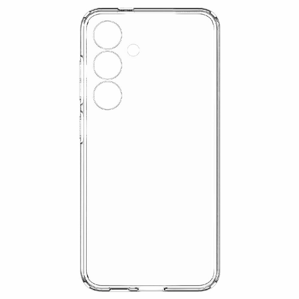 Чехол Spigen на Samsung Galaxy S24 (ACS07343) Liquid Crystal / Спиген чехол для Галакси С24 силиконовый, противоударный, с защитой камеры, прозрачный — фото 1