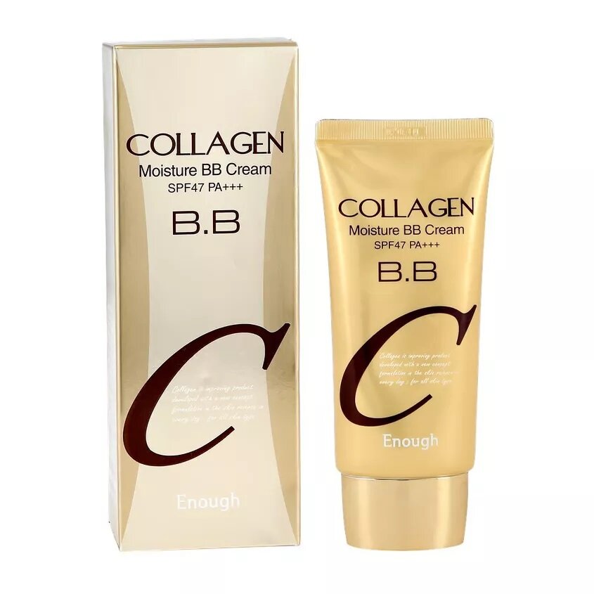 Крем BB-тональный для лица `ENOUGH` COLLAGEN увлажняющий SPF47 P++++, 50г