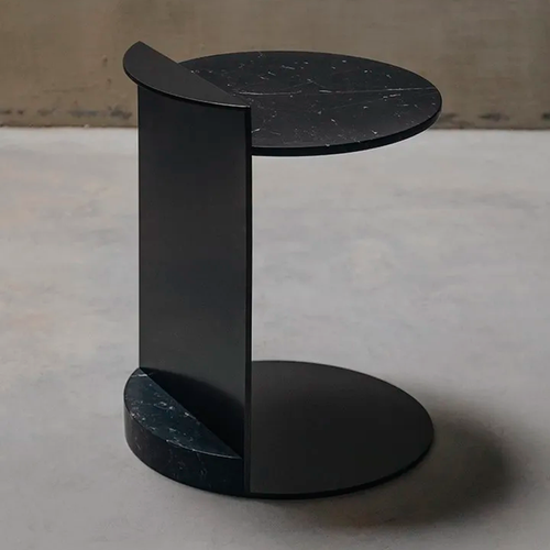 Мраморный кофейный столик LINEA NERO MARQUINA (вар. 1, черный мрамор)