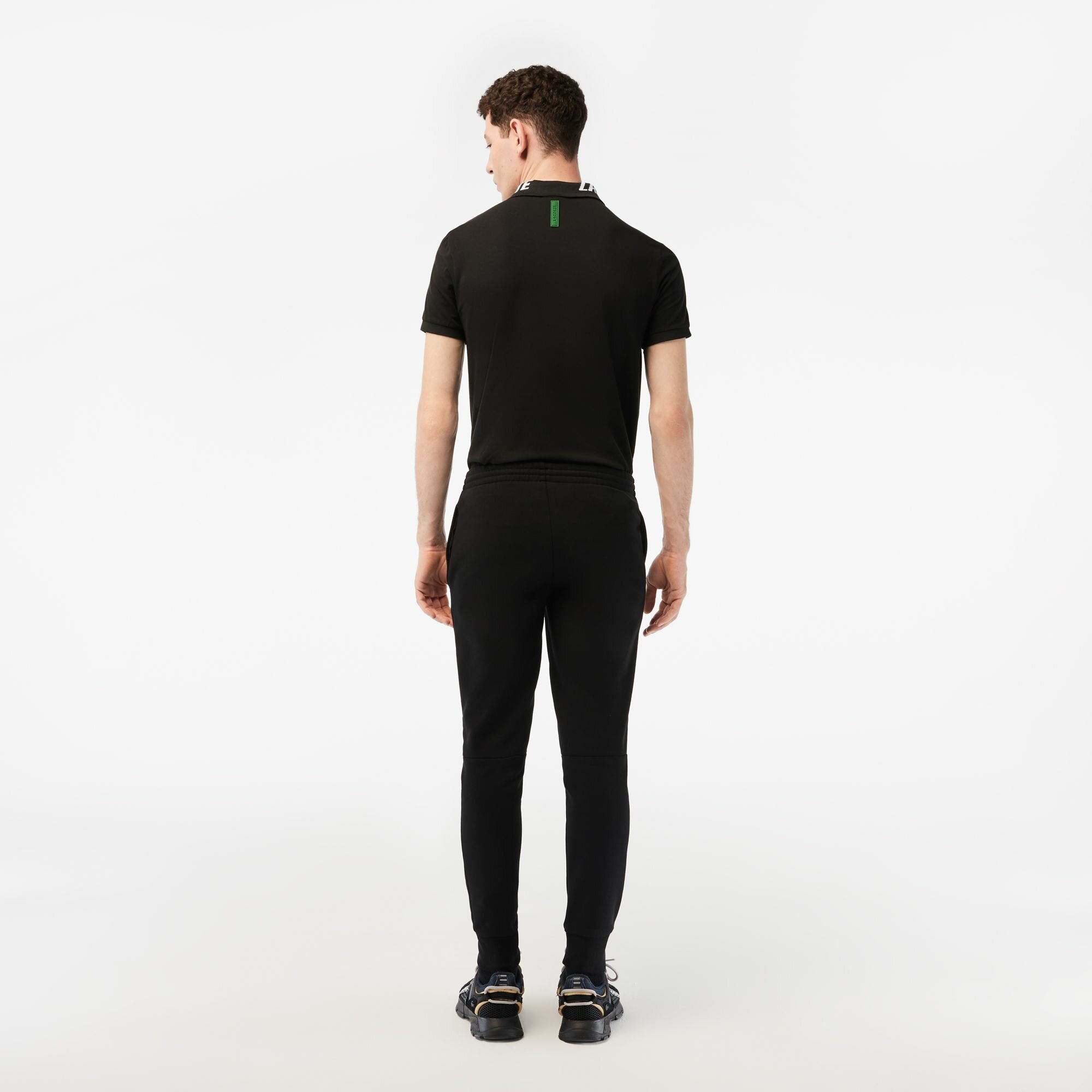 Брюки спортивные LACOSTE Slim fit, размер T6, черный — фото 1