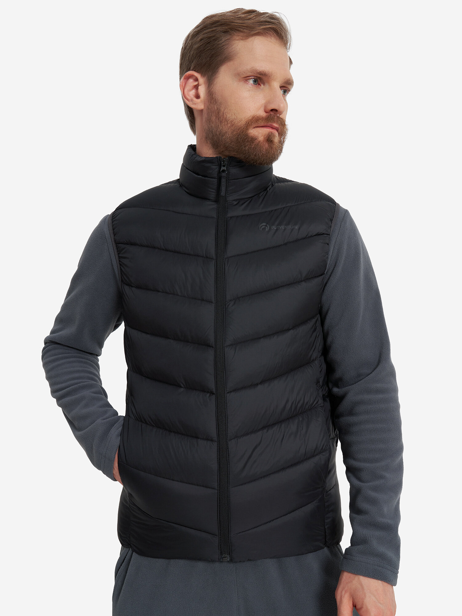 Жилет спортивный OUTVENTURE, размер 52, черный — фото 1