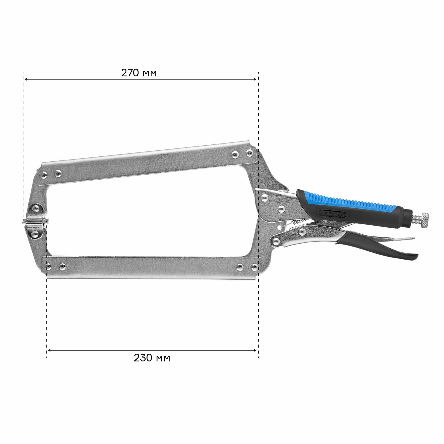 Зажим ручной с фиксатором РЗФ-18,0 (Тип С) — фото 1