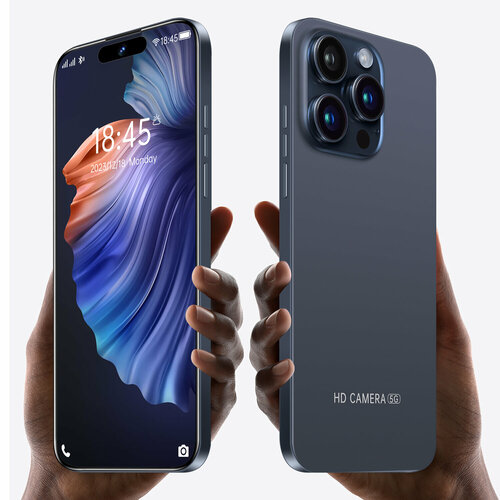 Смартфон Bobarry i15 Pro Max 12512 ГБ Dual nano SIM Blue 10599₽