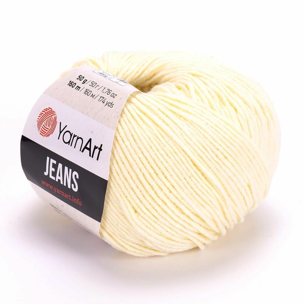 Пряжа Джинс (Jeans Yarnart) упаковка 10 мотков 50 г. 160 м. 55% хлопок 45% полиакрил цвет 86 шампанское