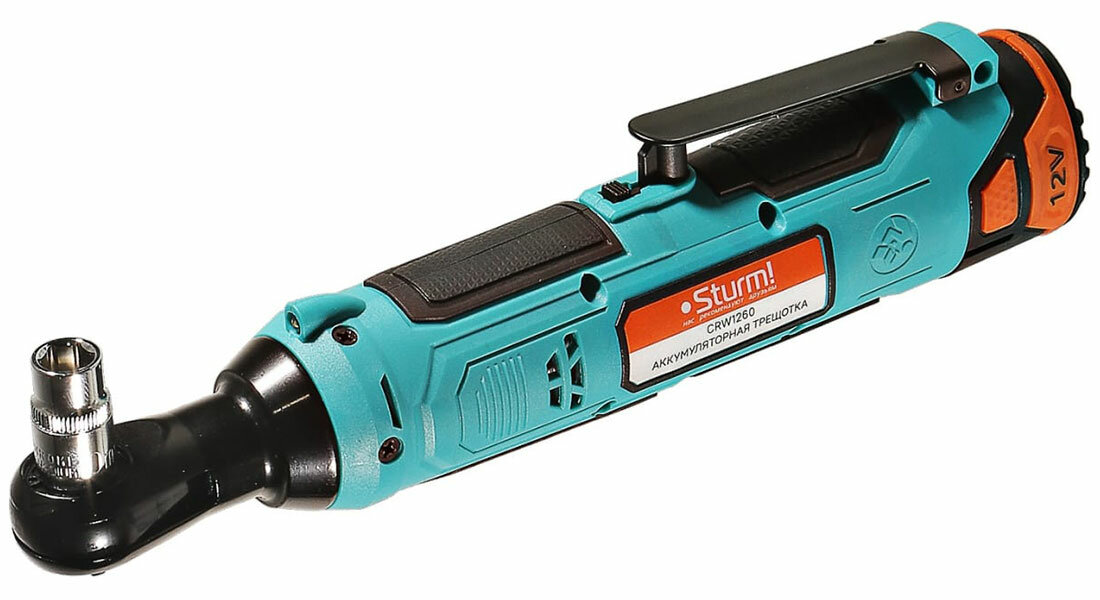 Трещотка аккумуляторная Sturm! CRW1260, 12 В 1BatterySystem, без АКБ и ЗУ