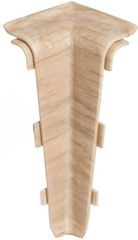 Внутренний угол Arbiton INDO для плинтуса  цвет 004 Дуб Лингбург  70 мм