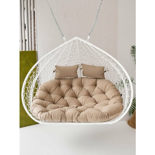 Подушка (матрас) для 2-х местного подвесного кресла 150х115х10 см Everena Outdoor Double Beige1 бежевый