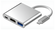 Переходник Type-C HUB 3 в 1 с USB 3.0, HDMI и Type-C, адаптер для...