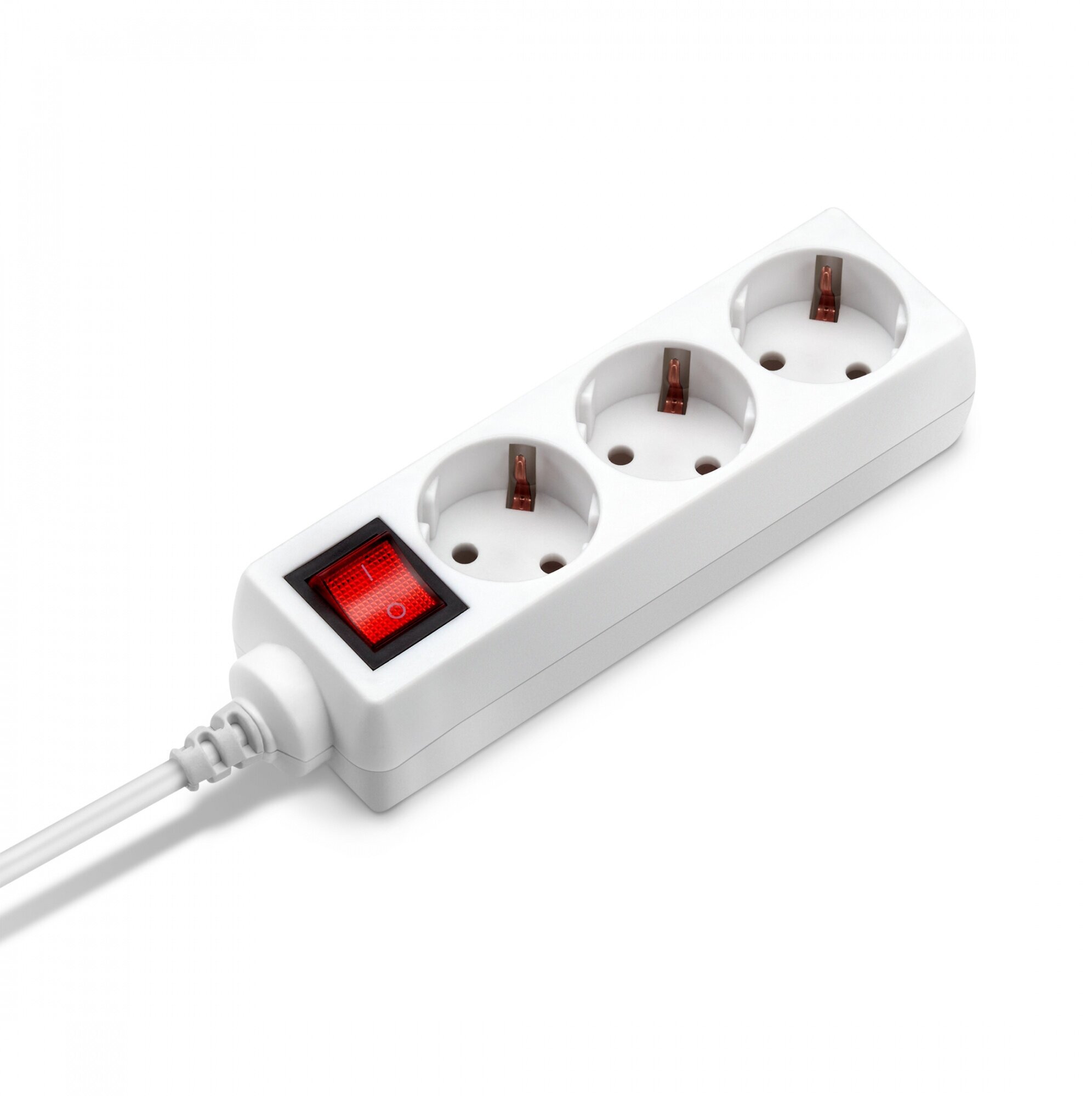 Сетевой удлинитель Buro BU-PS3.5/W, 3 розетки, 5 м, 828016, белый