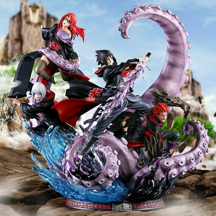 NARUTO статуэтка цвета Учиха Саске Ястреб/Змея , GK 40CM