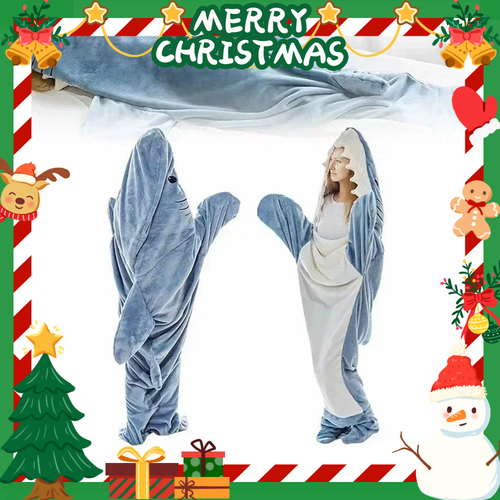 Акулий плед фланелевый спальный мешок свободный цельный костюм кемпинговый Размер L 289900₽