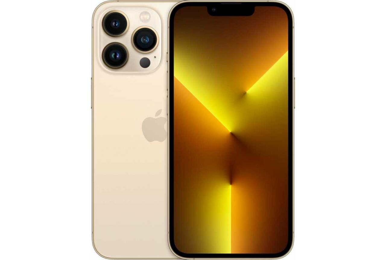 Смартфон Apple iPhone 13 Pro Max 128 ГБ, nano SIM+eSIM, золотой