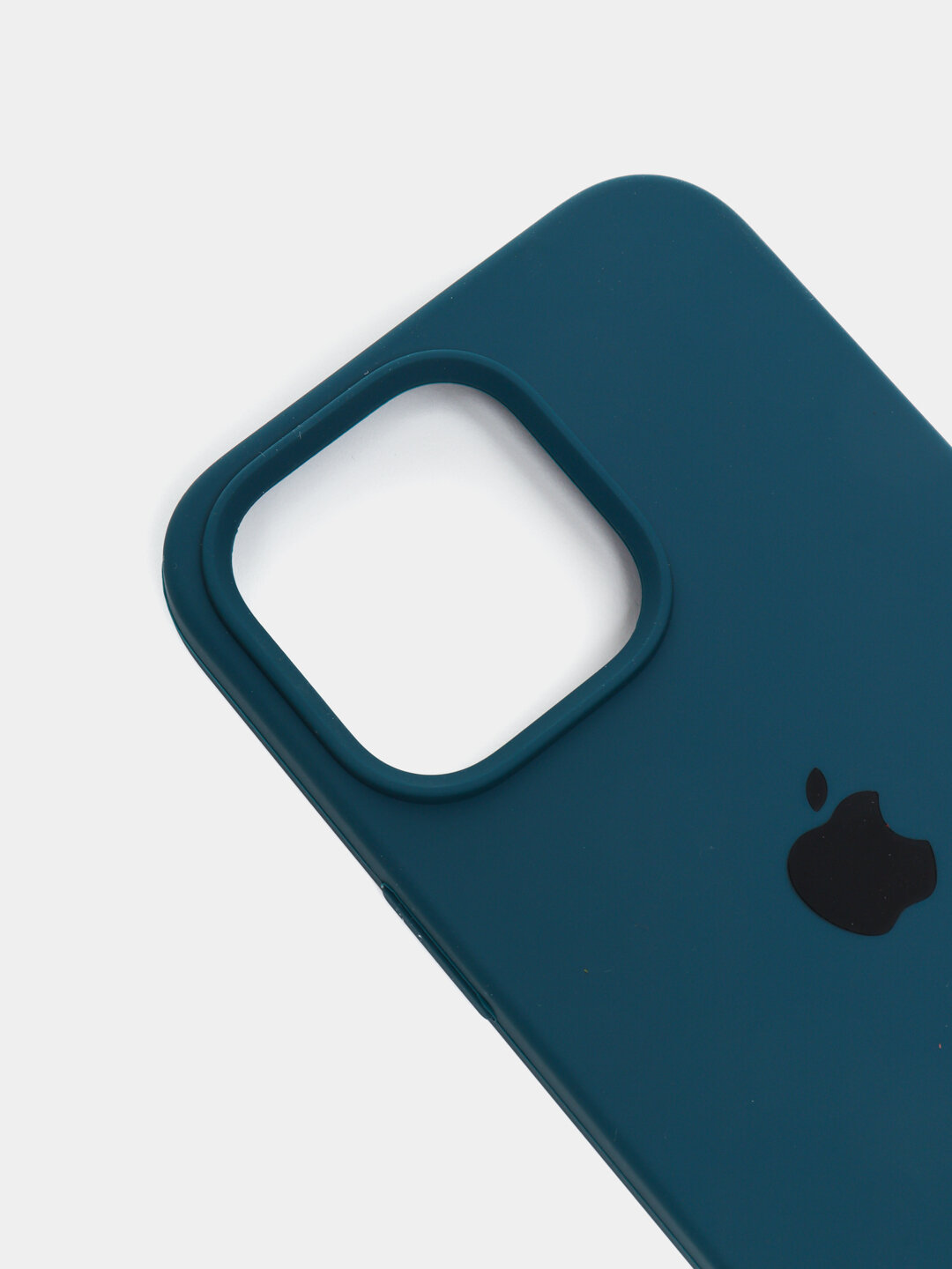 Чехол для iPhone 14 Pro Max, силиконовый, ударопрочный, приятный на ощупь, синий — фото 1