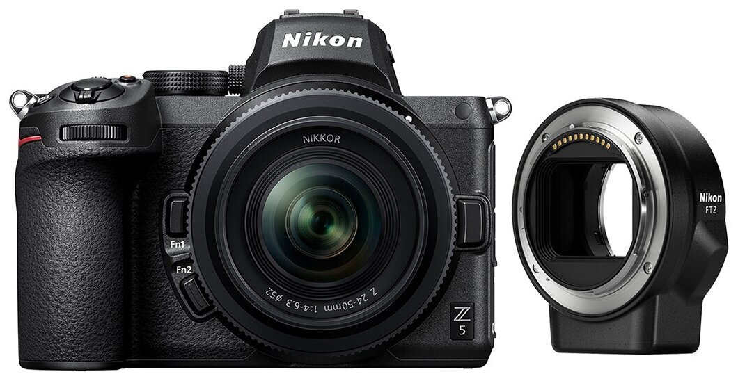 Цифровой фотоаппарат NIKON Z5 kit 24-50mm и адаптер FTZ