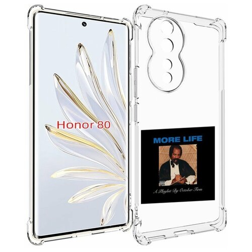 Чехол MyPads Drake - More Life для Honor 80 задняя-панель-накладка-бампер